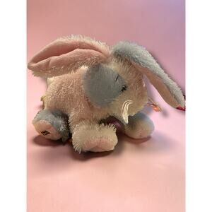 Webkinz Bunny Plush Pastel Pink Blue Ganz Stuffed Animal No Code